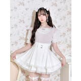 ピンク | バックレースアップヨークハシゴレースカットソー | NOEMIE