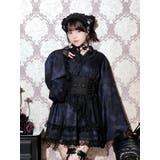 黒 | ゴシック十字架チュール浴衣ドレス | NOEMIE