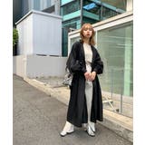 BLK | 【WHO'S WHO gallery】スタンドカラー袖コンワンピ | PAL GROUP OUTLET