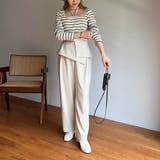 【CAPRICIEUX LE'MAGE】スクエアボーダーホルターPO | PAL GROUP OUTLET | 詳細画像7