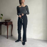 【CAPRICIEUX LE'MAGE】スクエアボーダーホルターPO | PAL GROUP OUTLET | 詳細画像17
