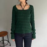 【CAPRICIEUX LE'MAGE】スクエアボーダーホルターPO | PAL GROUP OUTLET | 詳細画像28