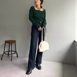 【CAPRICIEUX LE'MAGE】スクエアボーダーホルターPO | PAL GROUP OUTLET | 詳細画像23
