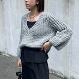 GRAY | 【CAPRICIEUX LE'MAGE】ハンドニットPO | PAL GROUP OUTLET