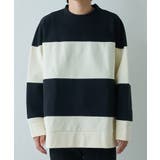 【Lui's】起毛フリースボーダー切替カットソー | PAL GROUP OUTLET | 詳細画像7