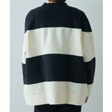 【Lui's】起毛フリースボーダー切替カットソー | PAL GROUP OUTLET | 詳細画像5