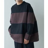 【Lui's】起毛フリースボーダー切替カットソー | PAL GROUP OUTLET | 詳細画像11
