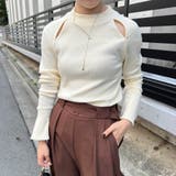 IVORY | 【CAPRICIEUX LE'MAGE】カットアウトリブT | PAL GROUP OUTLET