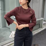 BROWN | 【CAPRICIEUX LE'MAGE】カットアウトリブT | PAL GROUP OUTLET