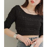 【Chico】カットレース5分袖チビT | PAL GROUP OUTLET | 詳細画像11