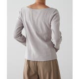 【earthy_】リブカップ付きスクエアロンT | PAL GROUP OUTLET | 詳細画像3