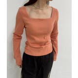 ORG | 【earthy_】リブカップ付きスクエアロンT | PAL GROUP OUTLET