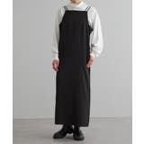 BLK | 【earthy_】リサイクルサテンキャミワンピース | PAL GROUP OUTLET