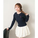 【RAY CASSIN】胸刺繍ケーブルニット | PAL GROUP OUTLET | 詳細画像14