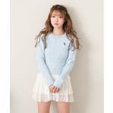 【RAY CASSIN】胸刺繍ケーブルニット | PAL GROUP OUTLET | 詳細画像7