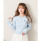 BLE | 【RAY CASSIN】胸刺繍ケーブルニット | PAL GROUP OUTLET