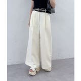 【mystic】[mline]２ベルトタックパンツ | PAL GROUP OUTLET | 詳細画像14 