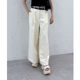 【mystic】[mline]２ベルトタックパンツ | PAL GROUP OUTLET | 詳細画像13 