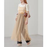 YEL | 【Kastane】チュールキャミワンピース | PAL GROUP OUTLET