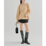 【mystic】エンボスパフ 長袖ブラウス | PAL GROUP OUTLET | 詳細画像23 