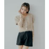 【Chico】リブアームウォーマー付シャギー半袖KT | PAL GROUP OUTLET | 詳細画像12 