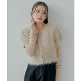 BEI | 【Chico】リブアームウォーマー付シャギー半袖KT | PAL GROUP OUTLET