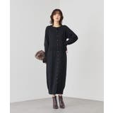 BK | 【RIVE DROITE】レイヤードニットOP | PAL GROUP OUTLET