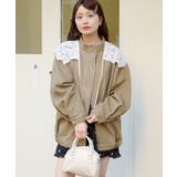 【Kastane】カラーツイルレース付きジャケット | PAL GROUP OUTLET | 詳細画像19 