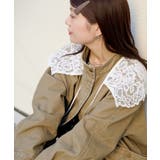 【Kastane】カラーツイルレース付きジャケット | PAL GROUP OUTLET | 詳細画像23 