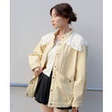 【Kastane】カラーツイルレース付きジャケット | PAL GROUP OUTLET | 詳細画像14 