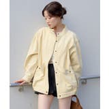 YEL | 【Kastane】カラーツイルレース付きジャケット | PAL GROUP OUTLET