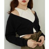 【Chico】ショート丈ニットCD+アメスリタンクSET | PAL GROUP OUTLET | 詳細画像1