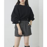 【Chico】クルーネック短丈ルーズスウェット | PAL GROUP OUTLET | 詳細画像13