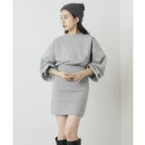 MGRY | 【Chico】クルーネック短丈ルーズスウェット | PAL GROUP OUTLET