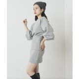 【Chico】クルーネック短丈ルーズスウェット | PAL GROUP OUTLET | 詳細画像8