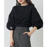 【Chico】クルーネック短丈ルーズスウェット | PAL GROUP OUTLET | 詳細画像1