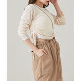 【Chico】サイドドロストシアーリブトップス | PAL GROUP OUTLET | 詳細画像1