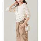 【Chico】サイドドロストシアーリブトップス | PAL GROUP OUTLET | 詳細画像4