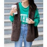 ボアベスト×クロップドプリントスウェット | PAL GROUP OUTLET | 詳細画像1