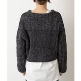 【Omekashi】ラメ畦ビッグカラーショートニット | PAL GROUP OUTLET | 詳細画像27