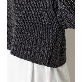【Omekashi】ラメ畦ビッグカラーショートニット | PAL GROUP OUTLET | 詳細画像31