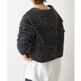 【Omekashi】ラメ畦ビッグカラーショートニット | PAL GROUP OUTLET | 詳細画像17