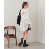 【Kastane】バックギャザーBIGシャツ | PAL GROUP OUTLET | 詳細画像9 