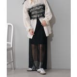 【Kastane】ハシゴレースシアーIラインスカート | PAL GROUP OUTLET | 詳細画像24