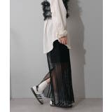 【Kastane】ハシゴレースシアーIラインスカート | PAL GROUP OUTLET | 詳細画像25