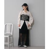 【Kastane】ハシゴレースシアーIラインスカート | PAL GROUP OUTLET | 詳細画像27