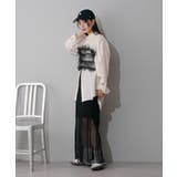 【Kastane】ハシゴレースシアーIラインスカート | PAL GROUP OUTLET | 詳細画像28