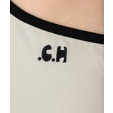 【Chico】チョーカー付アシメワンショル刺繍タンクトップ | PAL GROUP OUTLET | 詳細画像20 