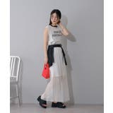 【Kastane】ハシゴレースシアーIラインスカート | PAL GROUP OUTLET | 詳細画像9
