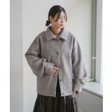 【Kastane】ブークレミドルステンカラーコート | PAL GROUP OUTLET | 詳細画像2